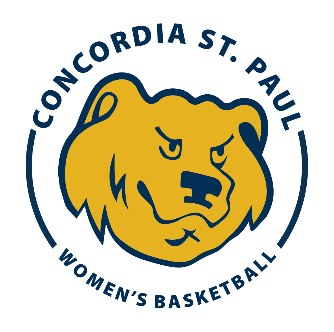 Concorida St. Paul Women's Basketball Logo Head